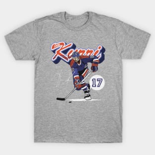 Jari Kurri Edmonton Retro Script T-Shirt